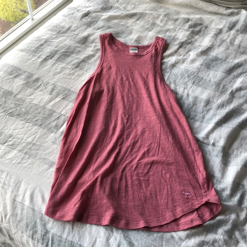 PINK Razorback tank top